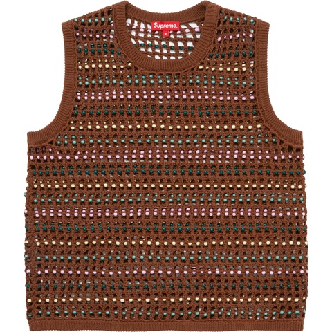 Beaded Sweater Vest - spring/summer 2023 - Supreme