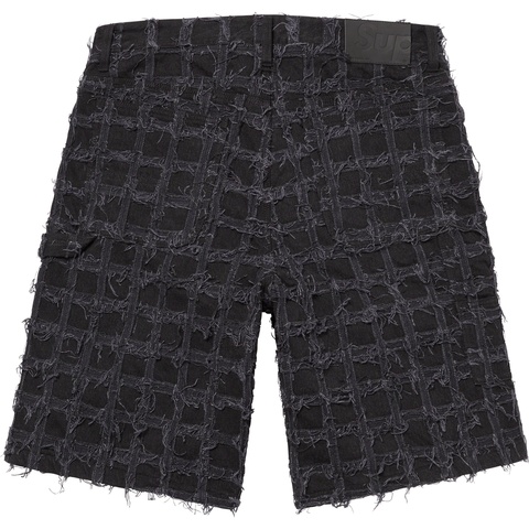 Frayed Patchwork Baggy Denim Short - Supreme