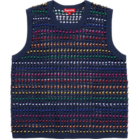 Beaded Sweater Vest - spring/summer 2023 - Supreme