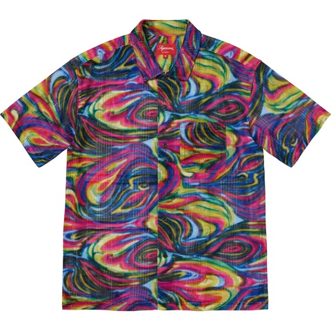 Supreme Mesh Stripe S/S Shirt - Multicolor
