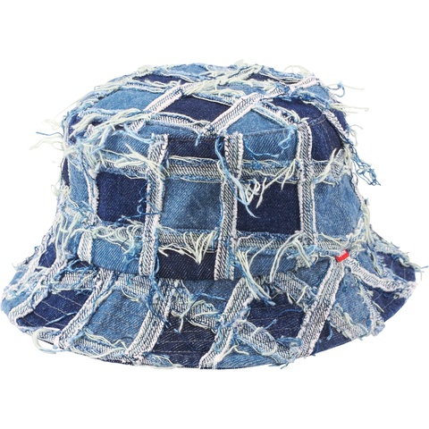Frayed Patchwork Denim Crusher - Supreme