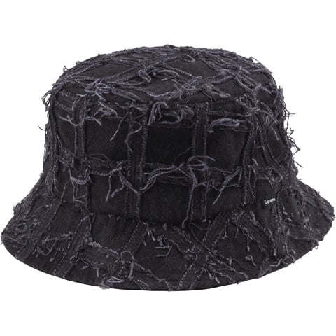 Frayed Patchwork Denim Crusher - Supreme