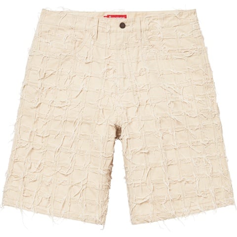 Frayed Patchwork Baggy Denim Short - Supreme