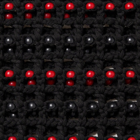 Supreme Beaded Sweater Vest - Black