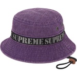 Supreme Stencil Webbing Boonie (SS23) - Purple