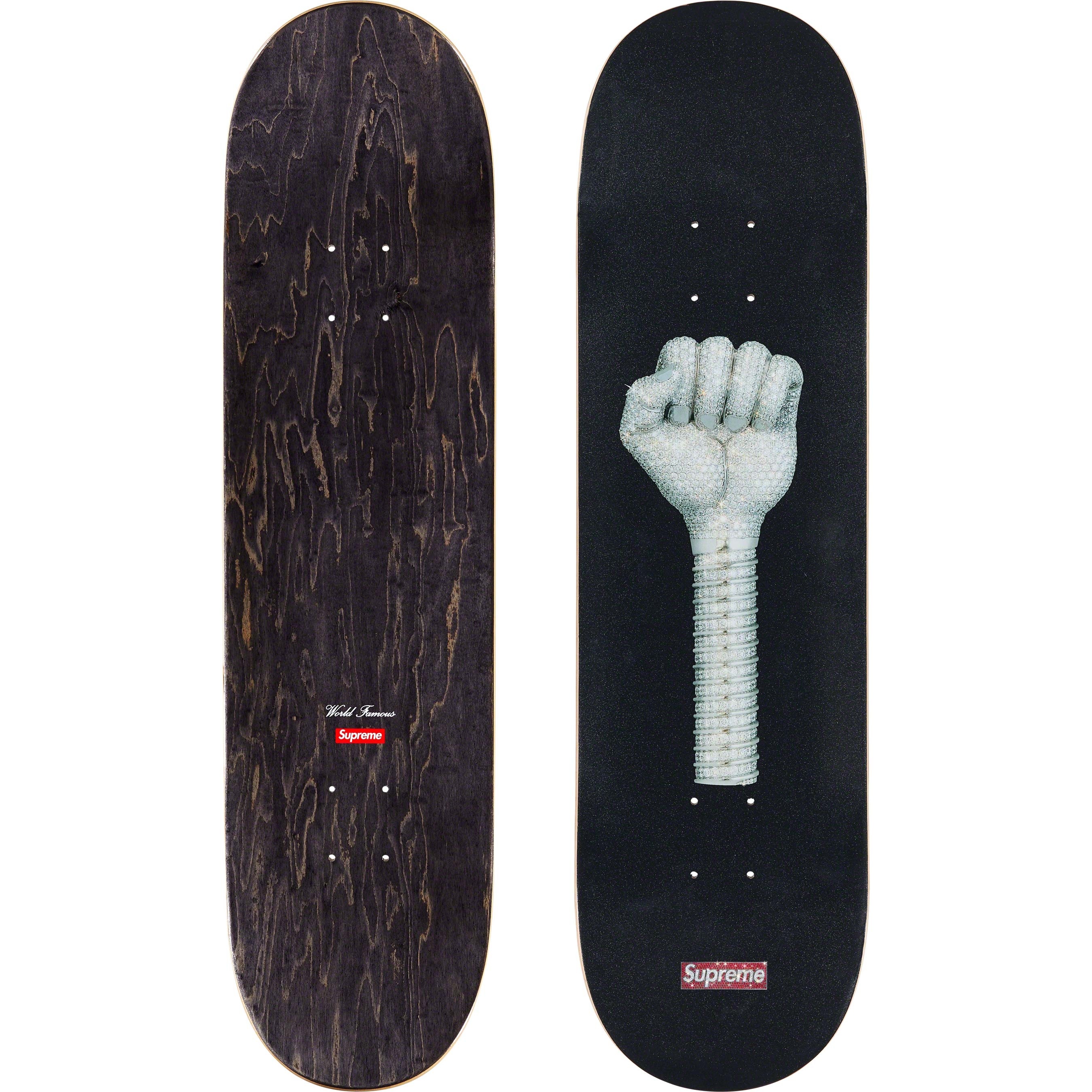 Supreme Supreme Hardies Fist Skateboard (SS23) - Black - 8.375" x 32.125" - $68