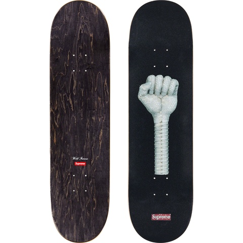 Supreme Supreme/Hardies Fist Skateboard - Black - 8.375" x 32.125"