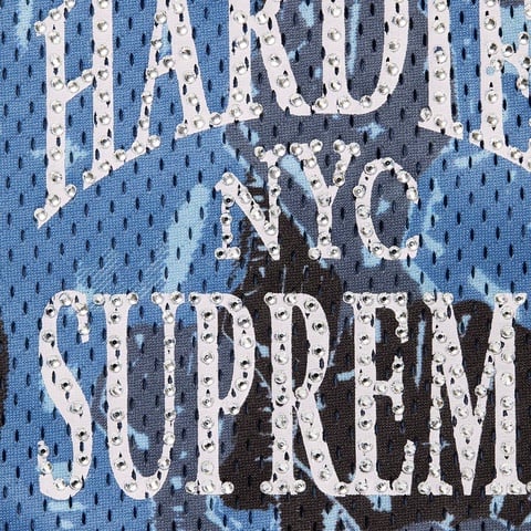 Supreme Supreme/Hardies Camo Basketball Short - Blue
