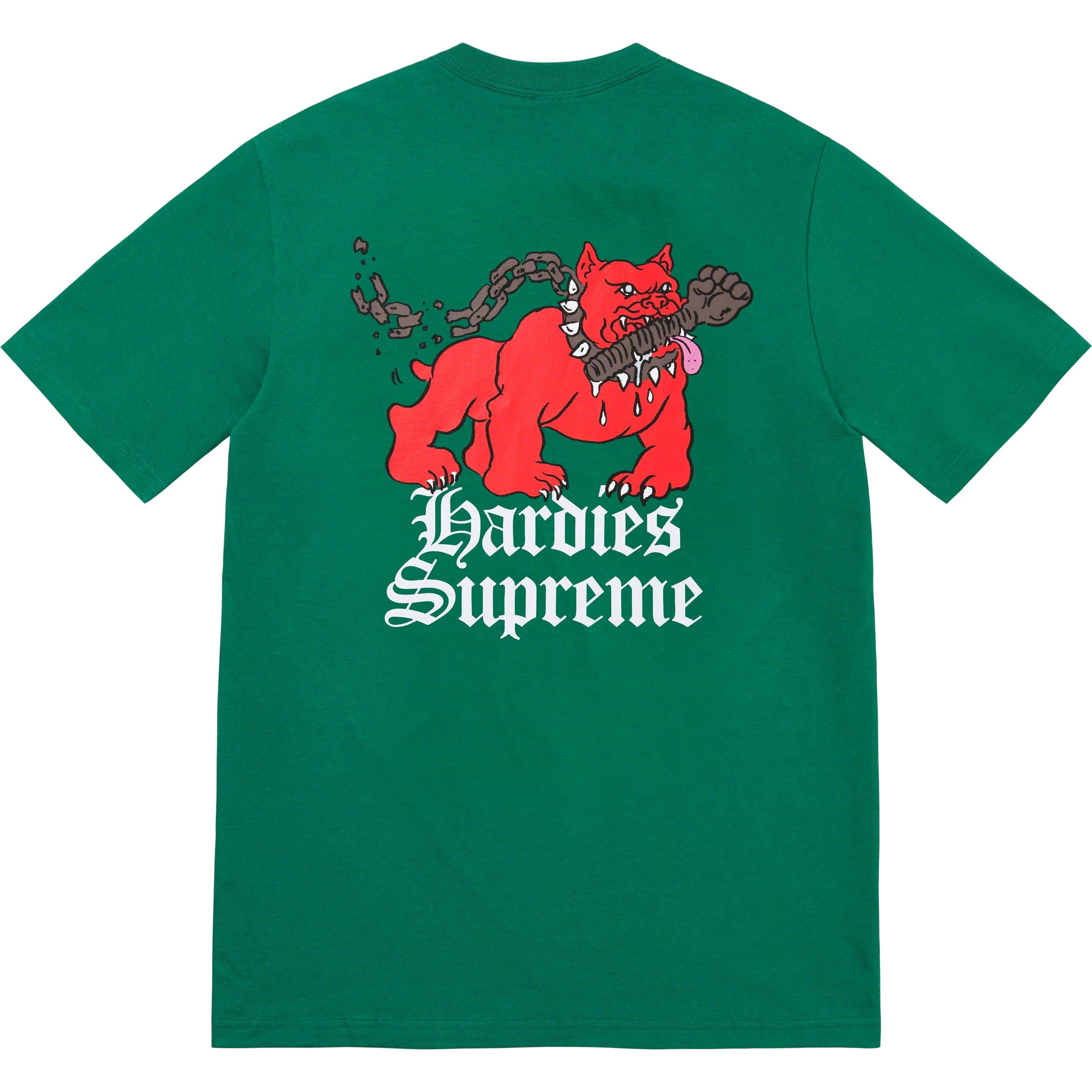 Supreme Supreme Hardies Dog Tee (SS23) - Light Pine - $44