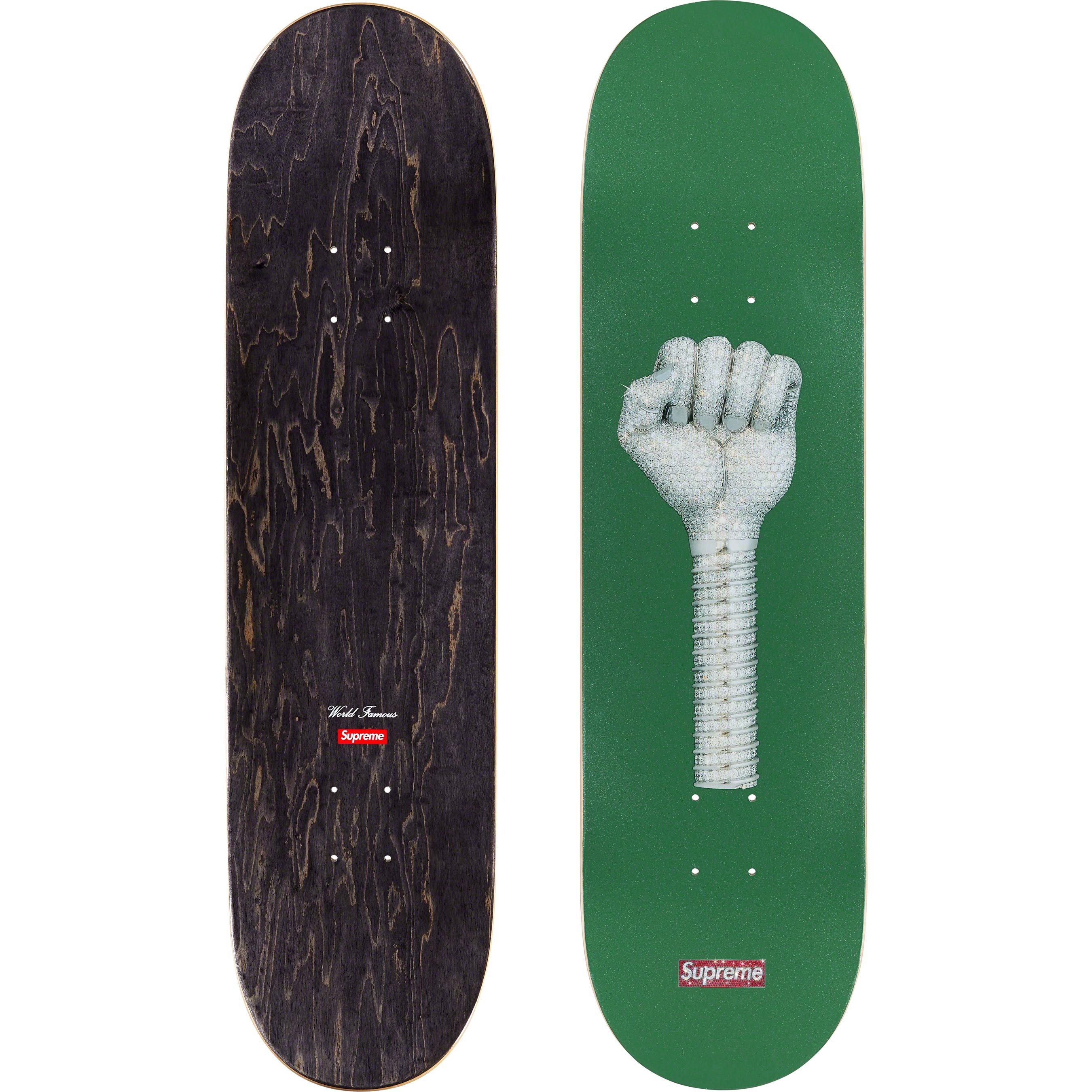 Supreme Supreme Hardies Fist Skateboard (SS23) - Green - 8.5" x 32.25" - $68