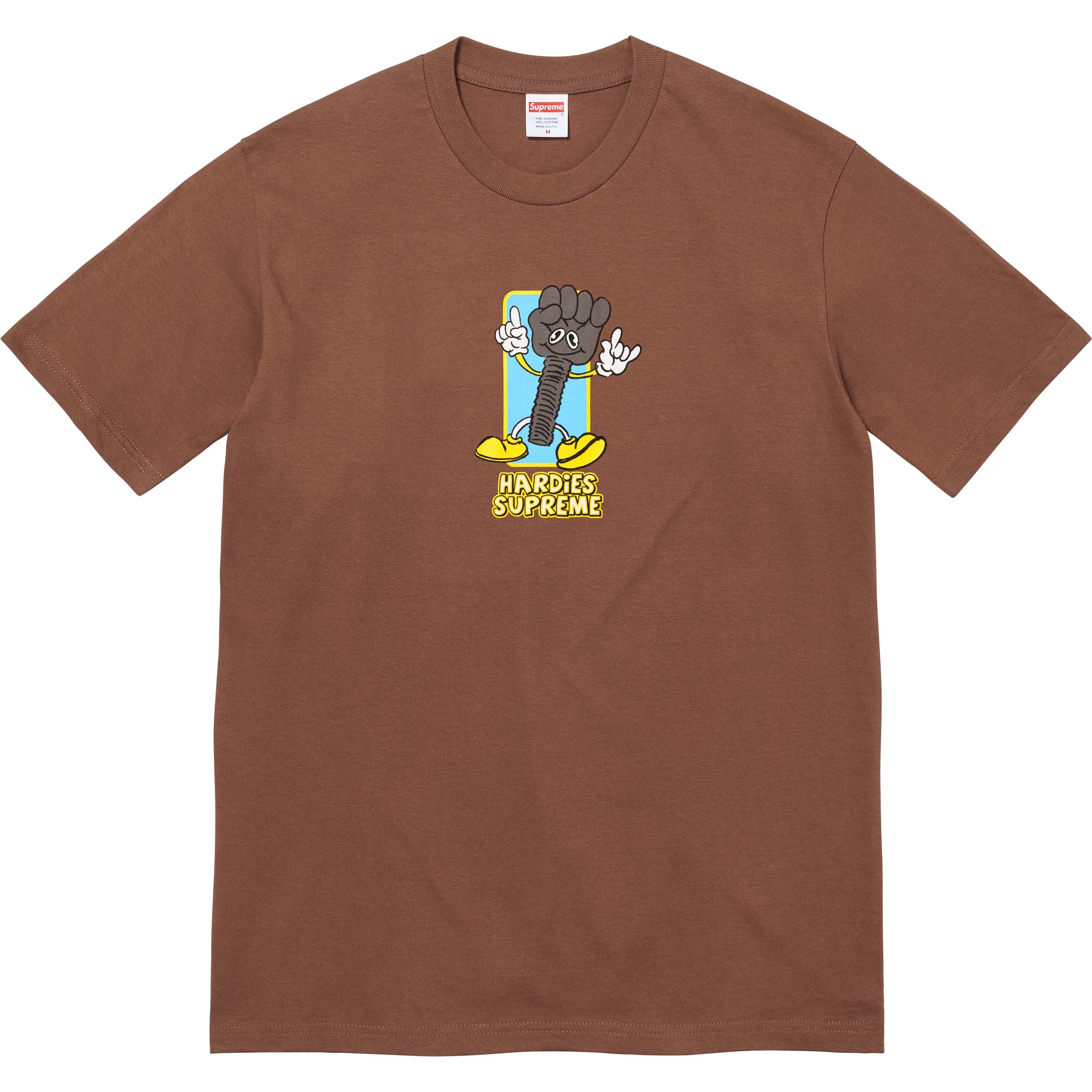 Supreme Supreme Hardies Bolt Tee (SS23) - Brown - $44