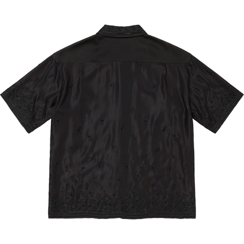 Supreme Nouveau Embroidered S/S Shirt - Black