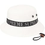 Supreme Stencil Webbing Boonie (SS23) - White
