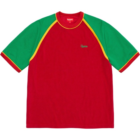 Supreme Terry Raglan S/S Top - Red