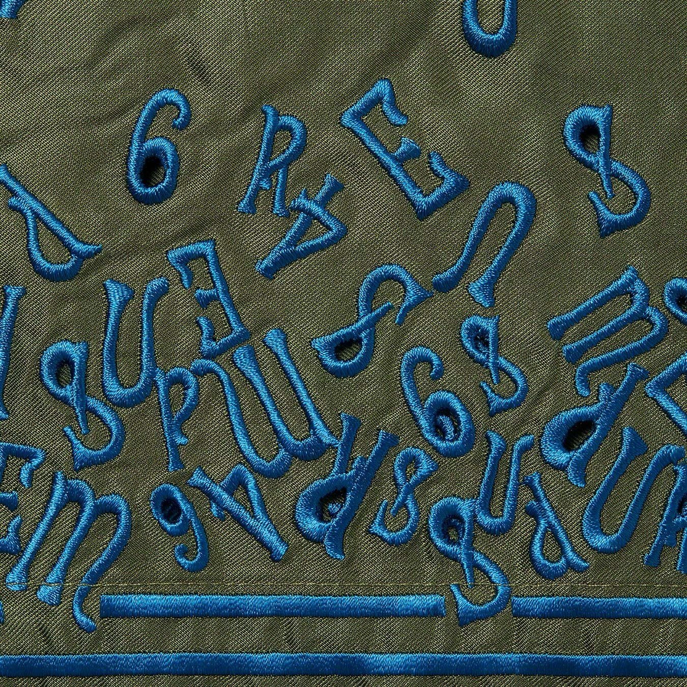 Supreme Nouveau Embroidered S S Shirt (SS23) - Olive - $168