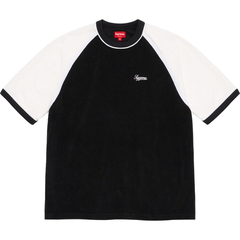 Supreme Terry Raglan S/S Top - Black