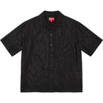 Supreme Nouveau Embroidered S S Shirt (SS23) - Black