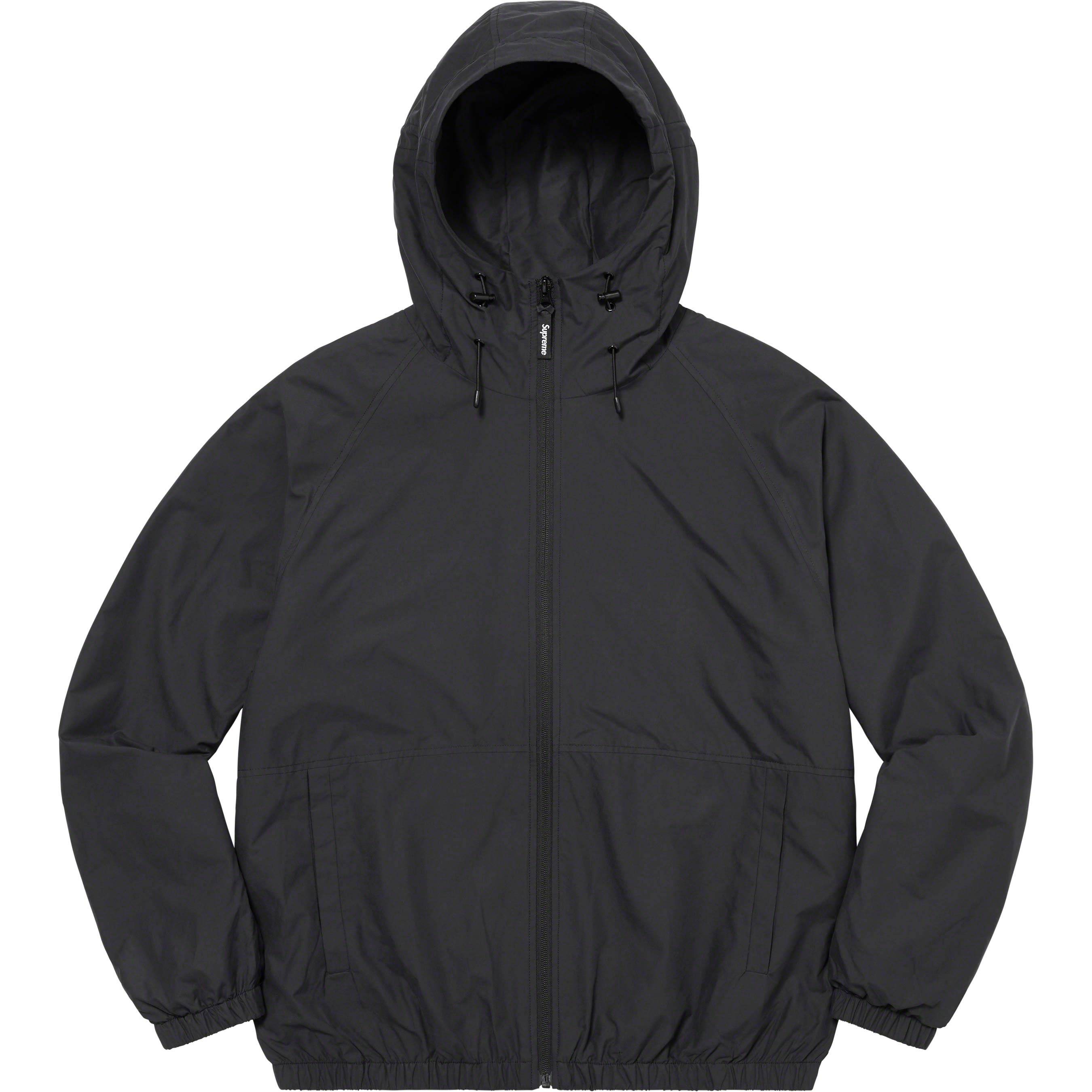 Supreme Lightweight Nylon Hooded Jacket (SS23) - Black - $178