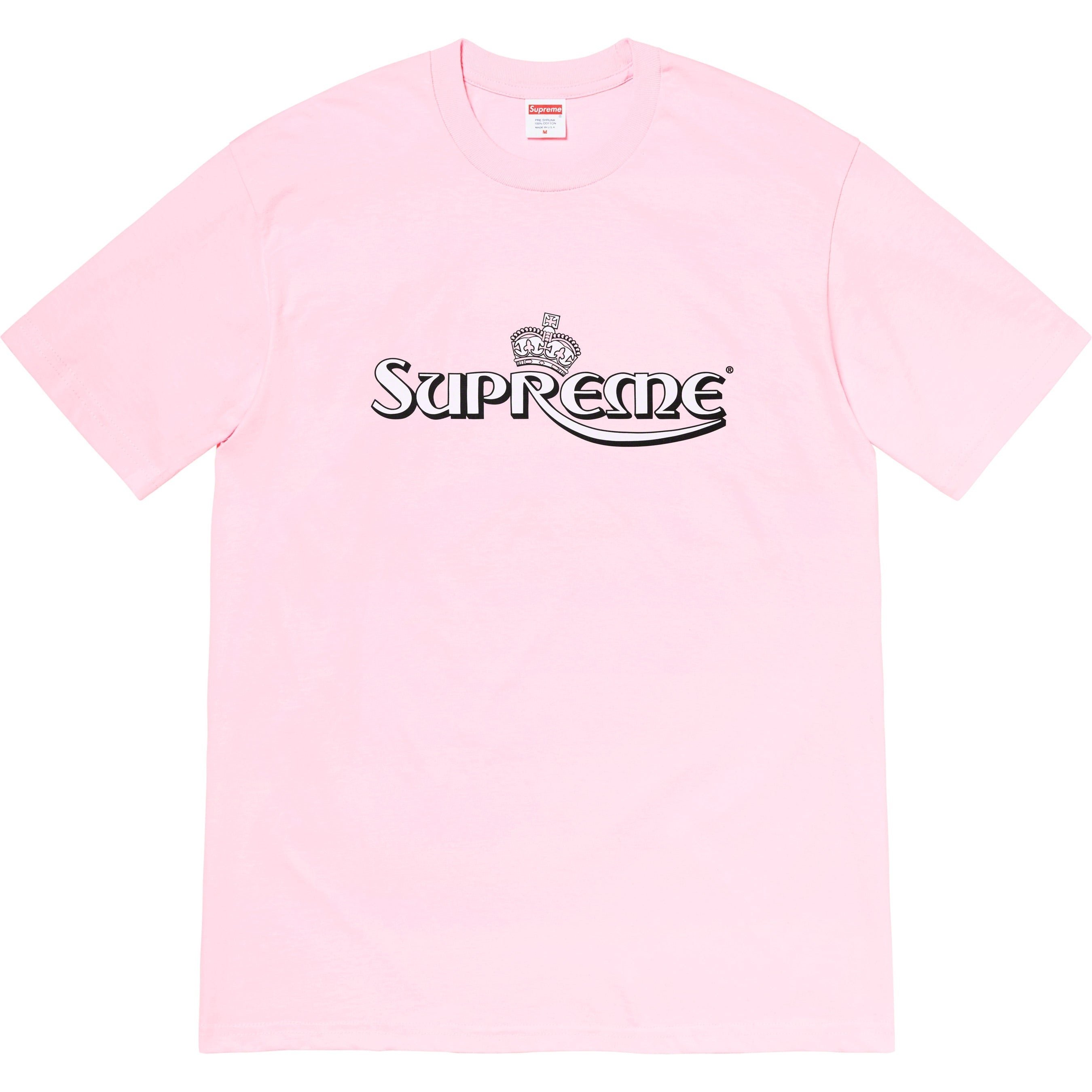 Supreme Crown Tee (SS23) - Light Pink - $40