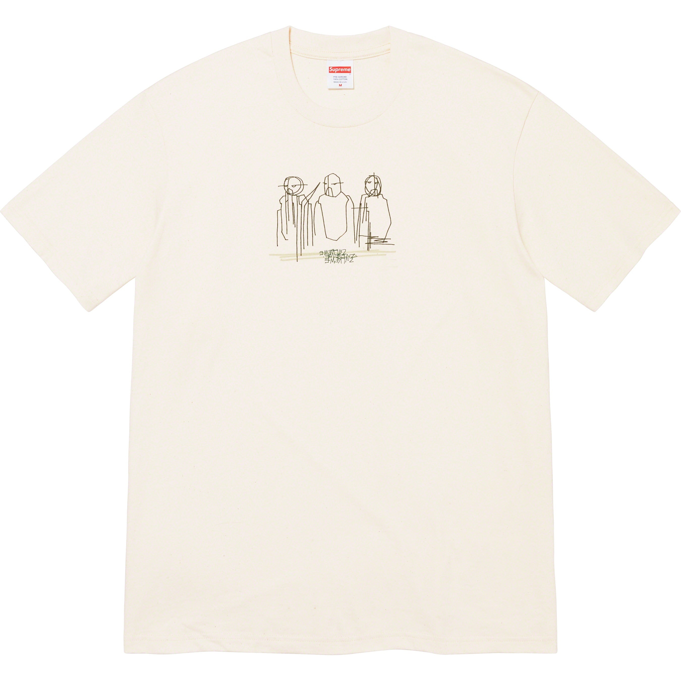 Supreme Three Kings Tee (SS23) - Natural - $40