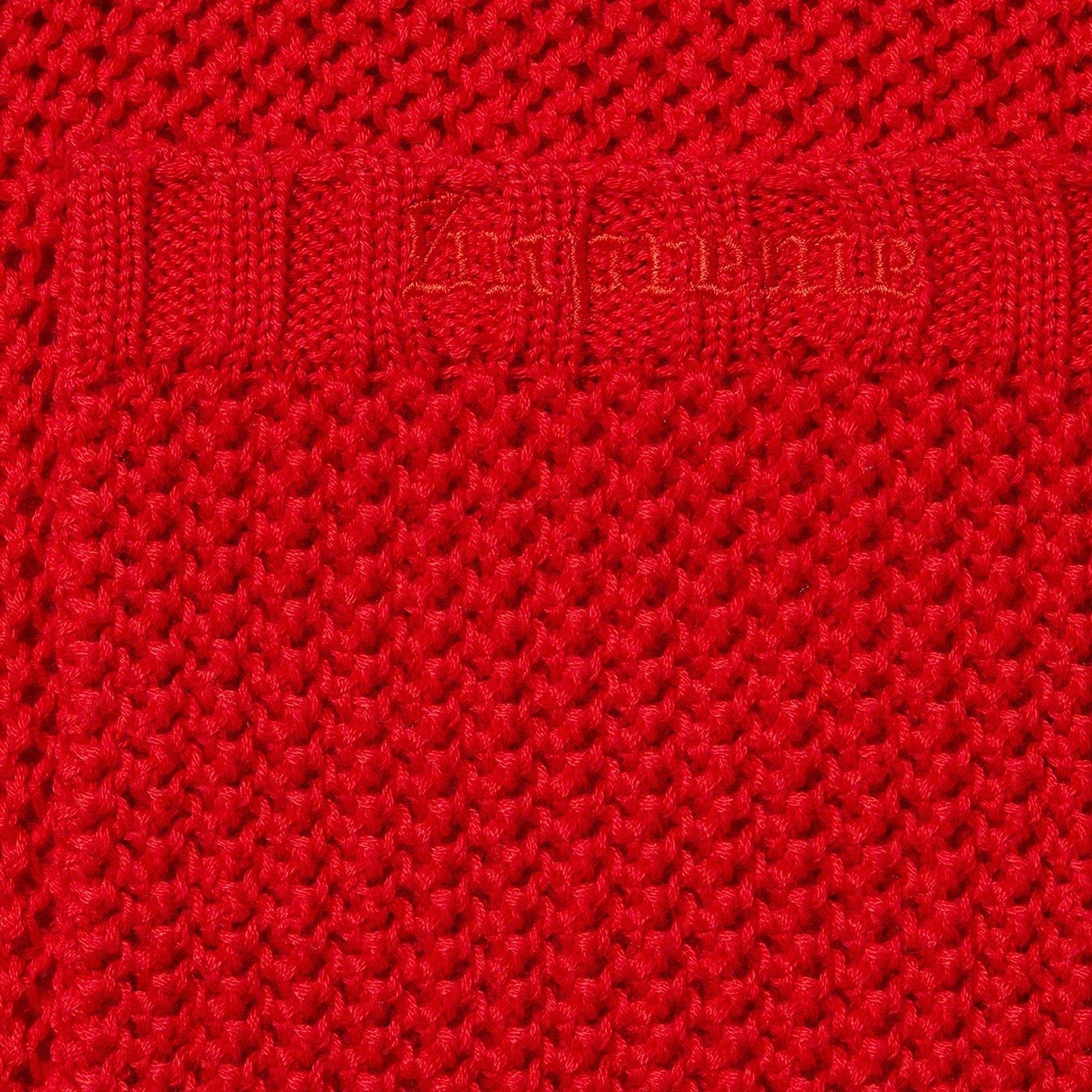 Supreme Dragon Zip Up Sweater Vest (SS23) - Red - $138