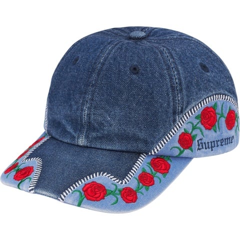 Supreme Roses 6-Panel - Indigo