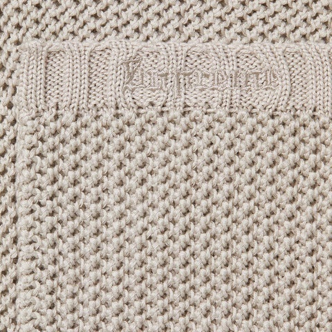 Supreme Dragon Zip Up Sweater Vest - Stone