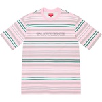 Supreme Dash Stripe S S Top (SS23) - Pink