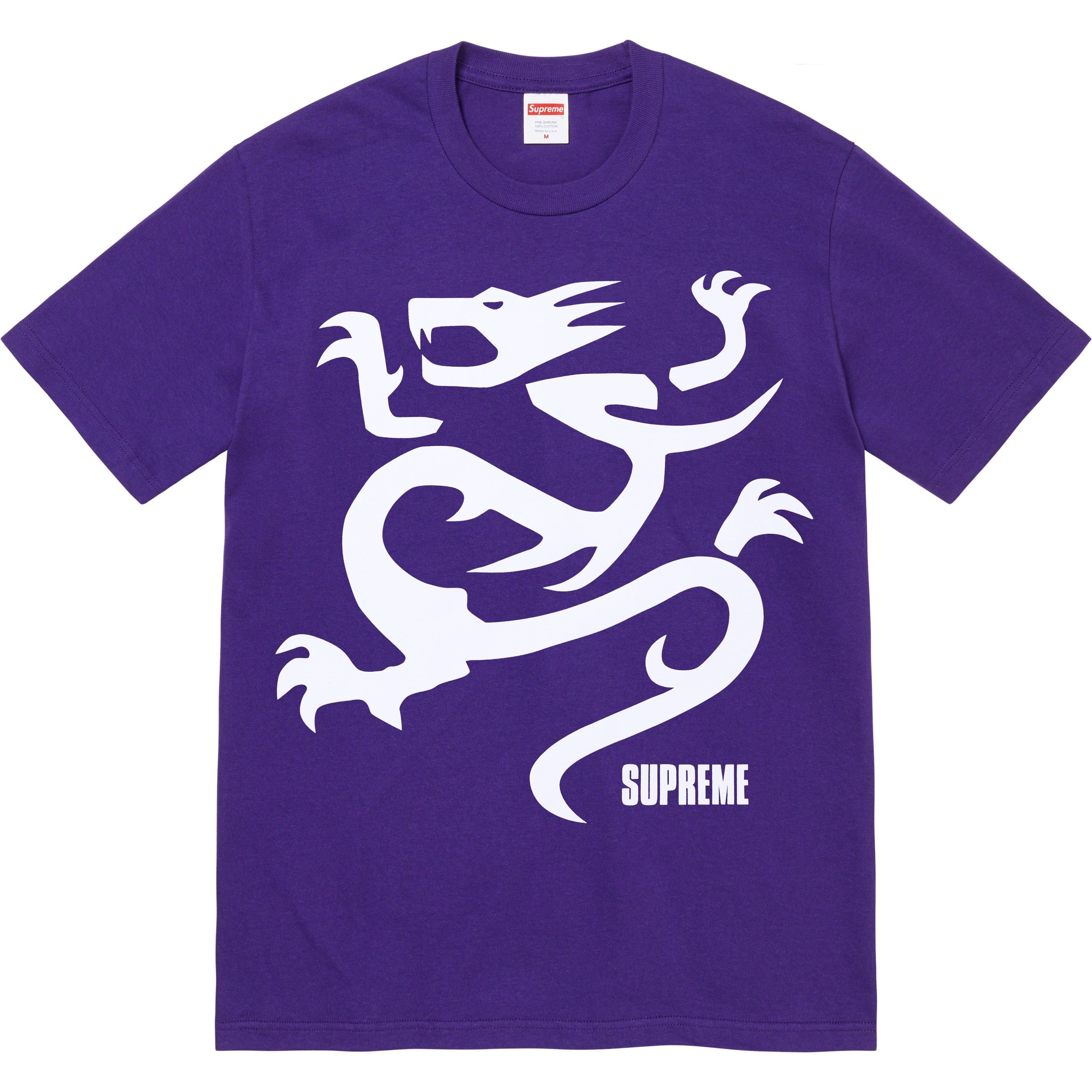 Supreme Mobb Deep Dragon Tee (SS23) - Purple - $44