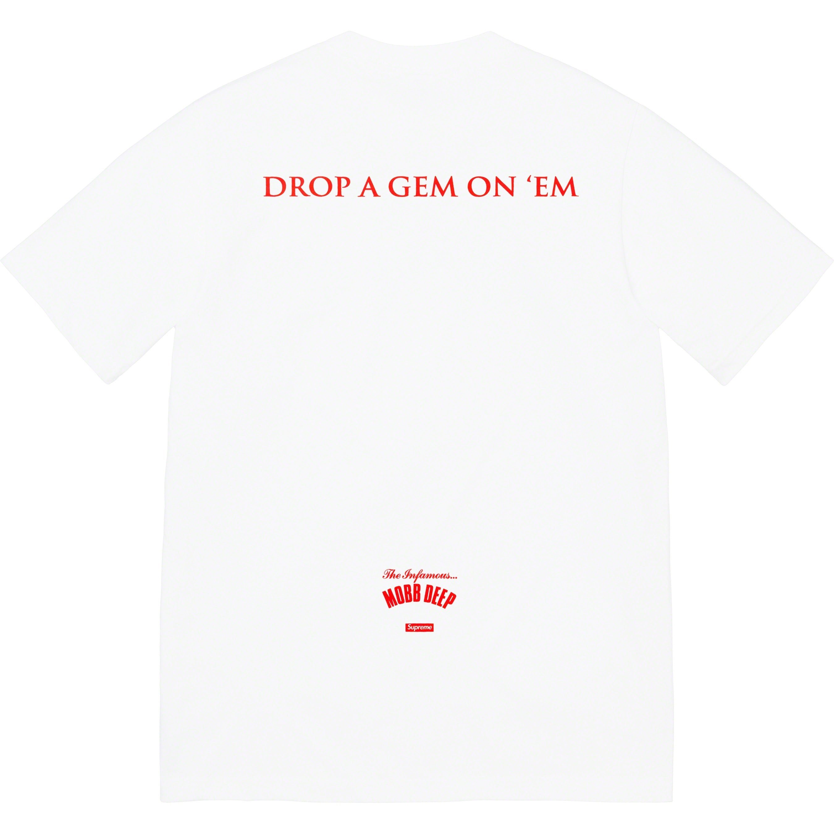 Supreme Mobb Deep Dragon Tee (SS23) - White - $44