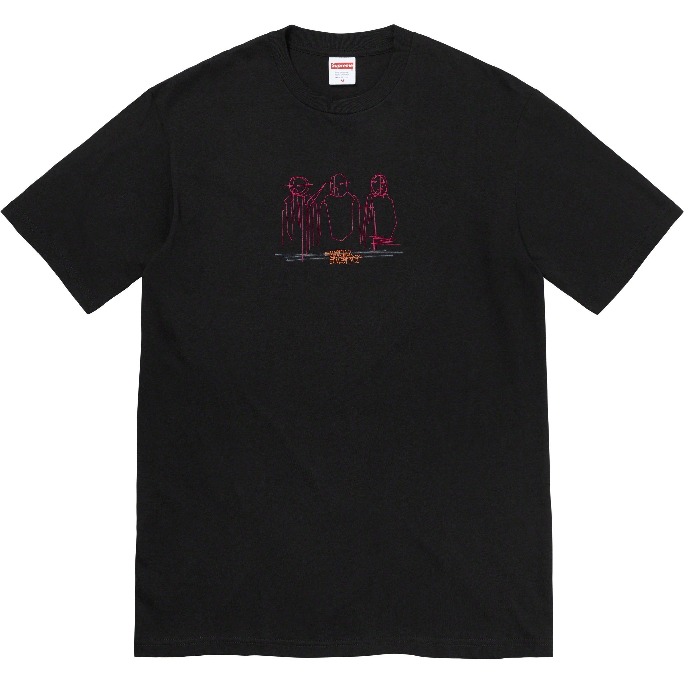 Supreme Three Kings Tee (SS23) - Black - $40