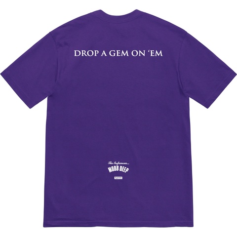 Supreme Mobb Deep Dragon Tee - Purple
