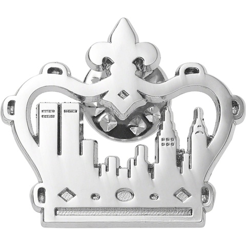 Supreme King of New York Pin - Silver