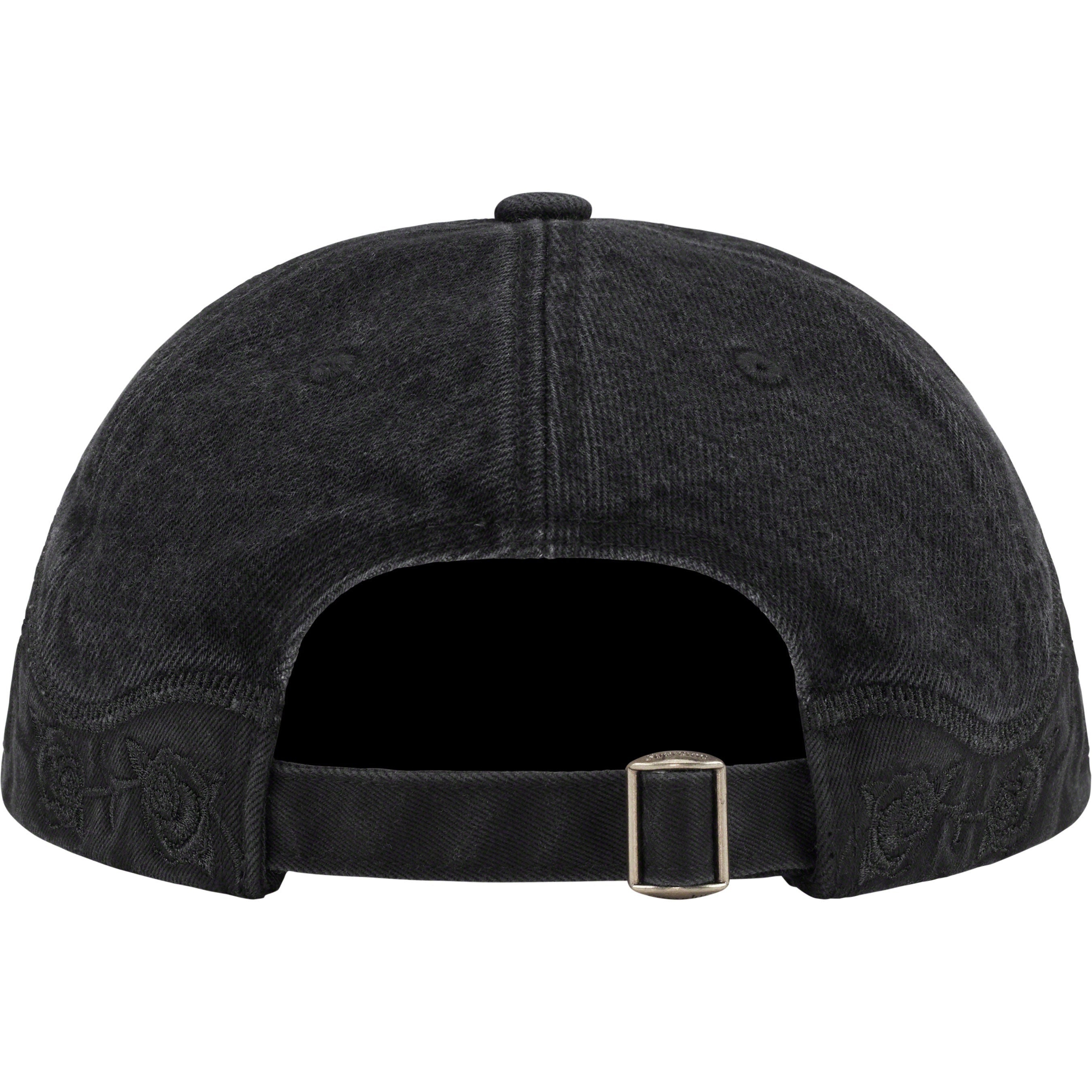 Supreme Roses 6-Panel (SS23) - Black - $58
