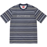 Supreme Dash Stripe S S Top (SS23) - Navy