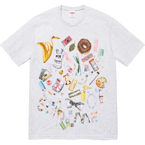 Supreme Trash Tee - Ash Grey