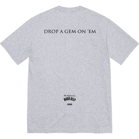 Supreme Mobb Deep Dragon Tee - Heather Grey