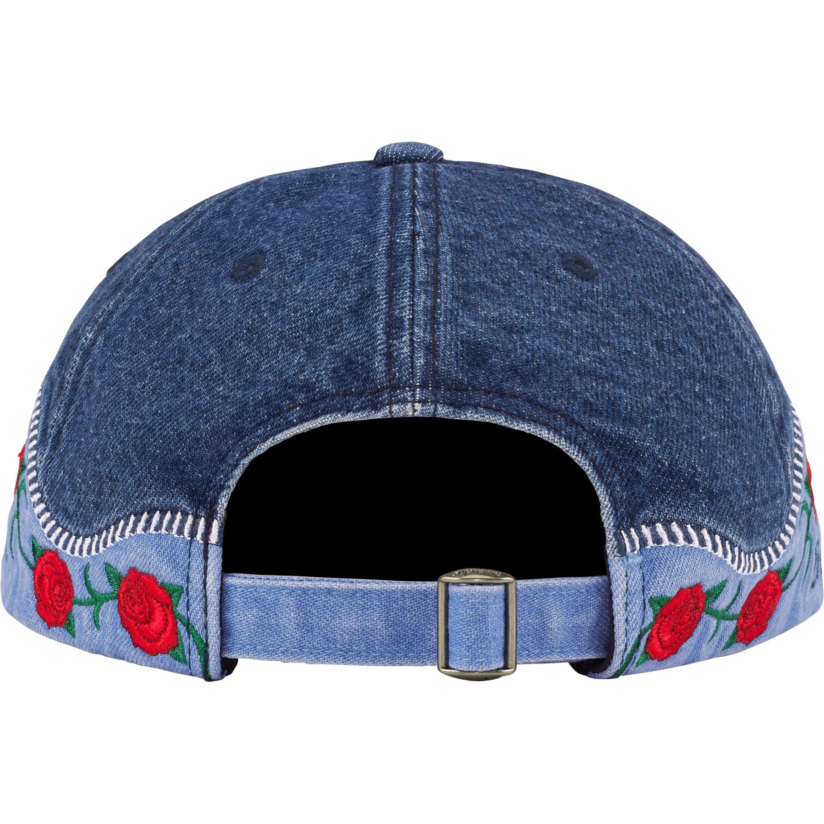 Supreme Roses 6-Panel (SS23) - Indigo - $58