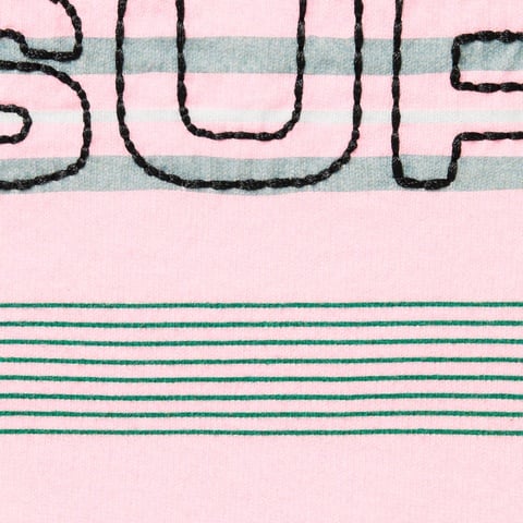 Supreme Dash Stripe S/S Top - Pink