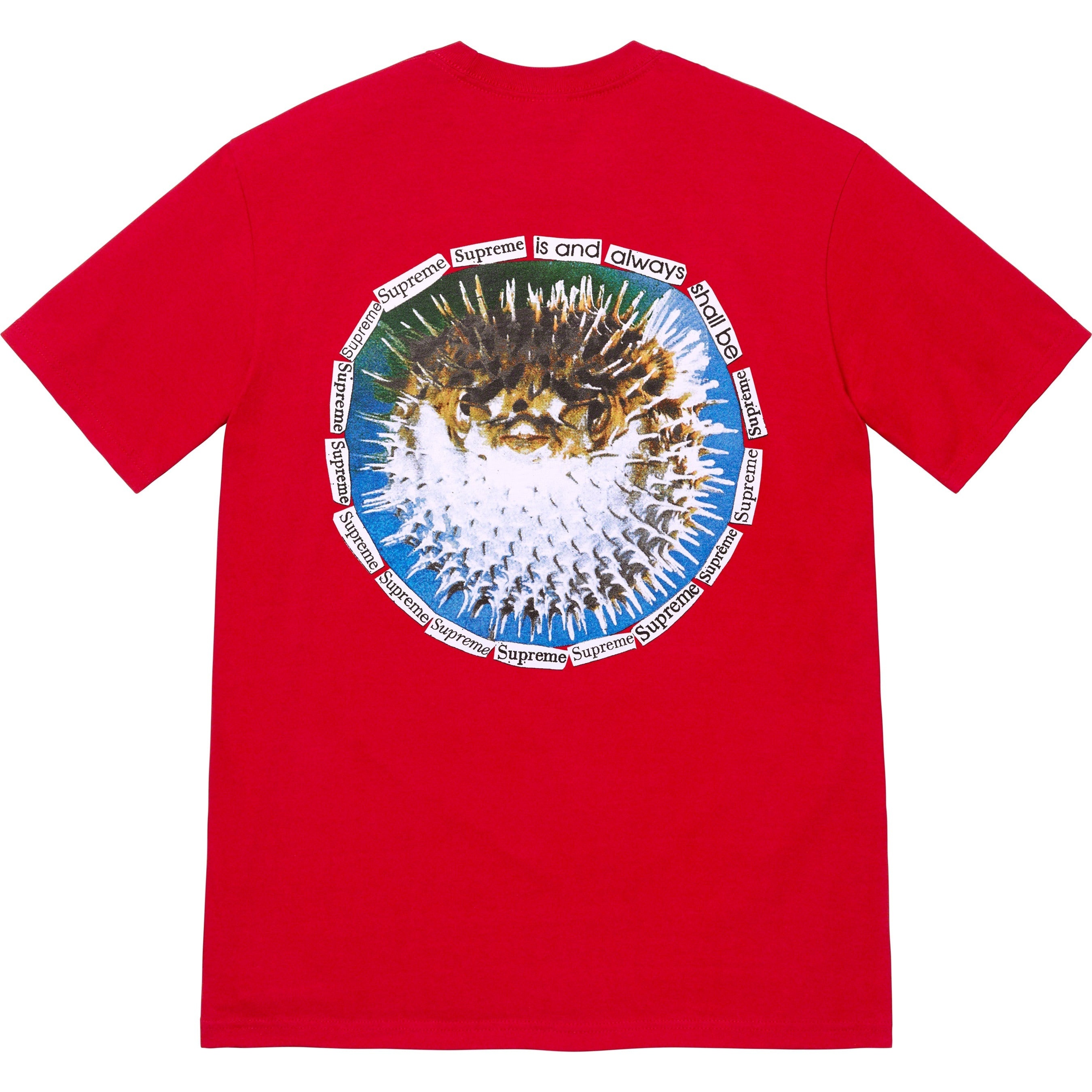Supreme Blowfish Tee (SS23) - Red - $40