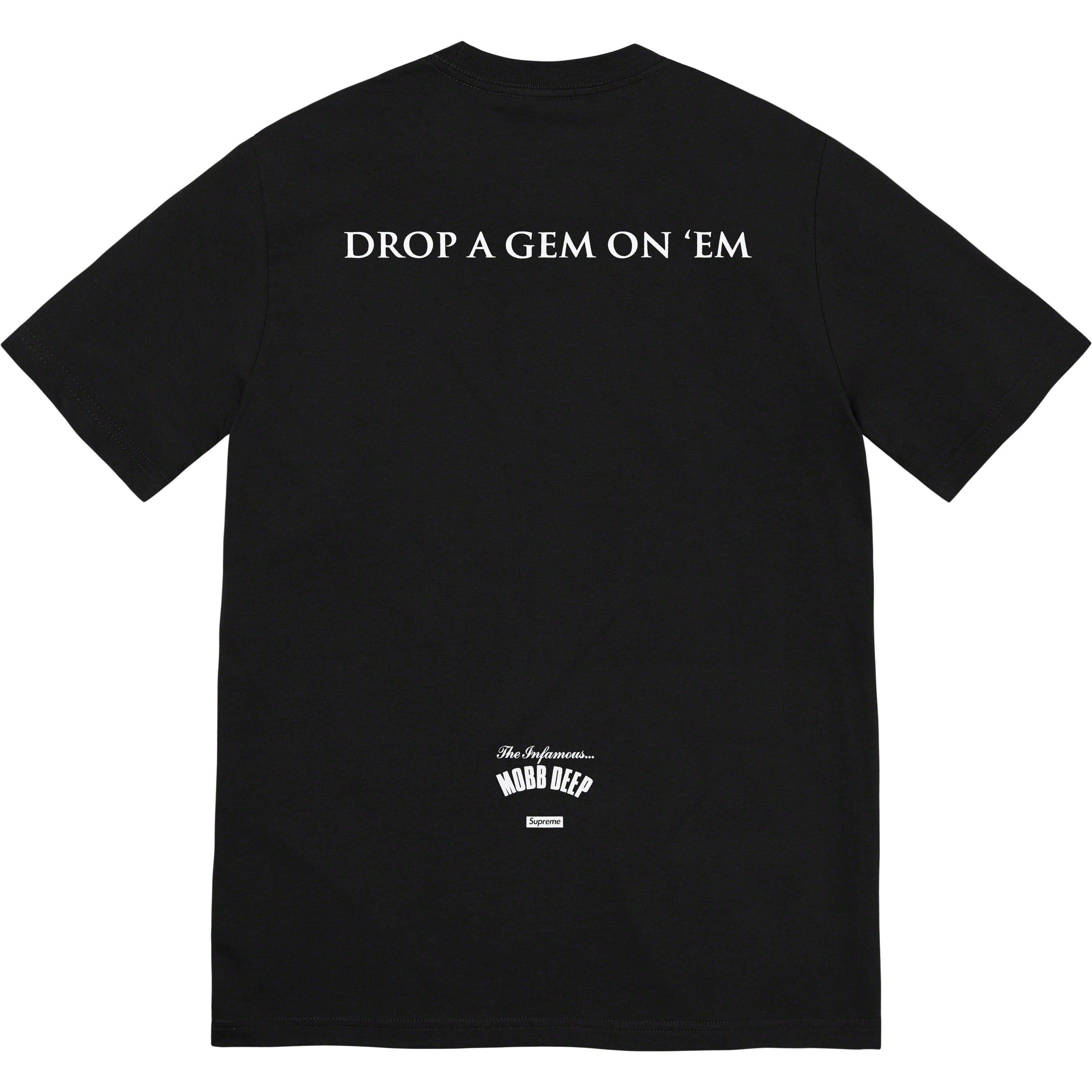 Supreme Mobb Deep Dragon Tee (SS23) - Black - $44