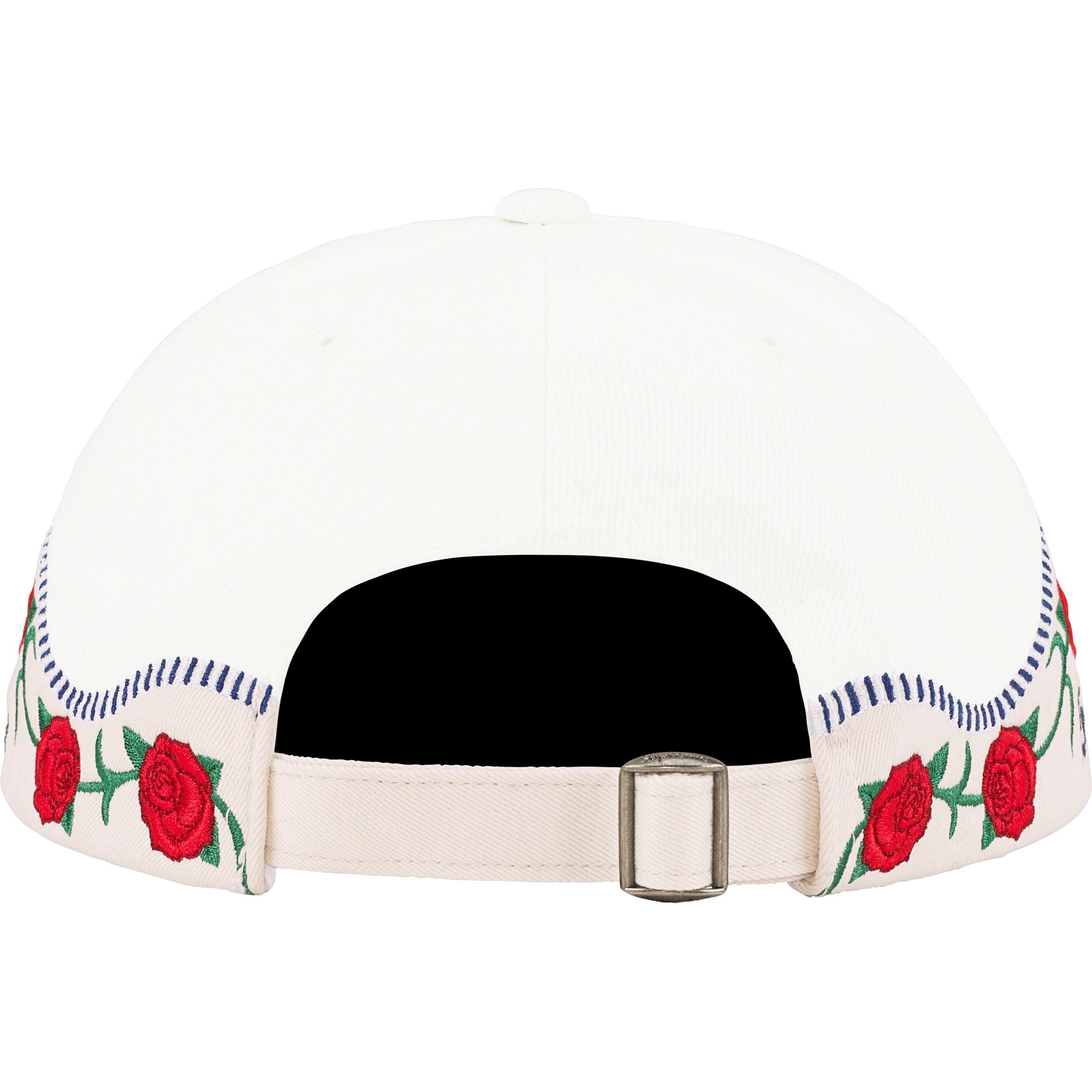 Supreme Roses 6-Panel (SS23) - White - $58