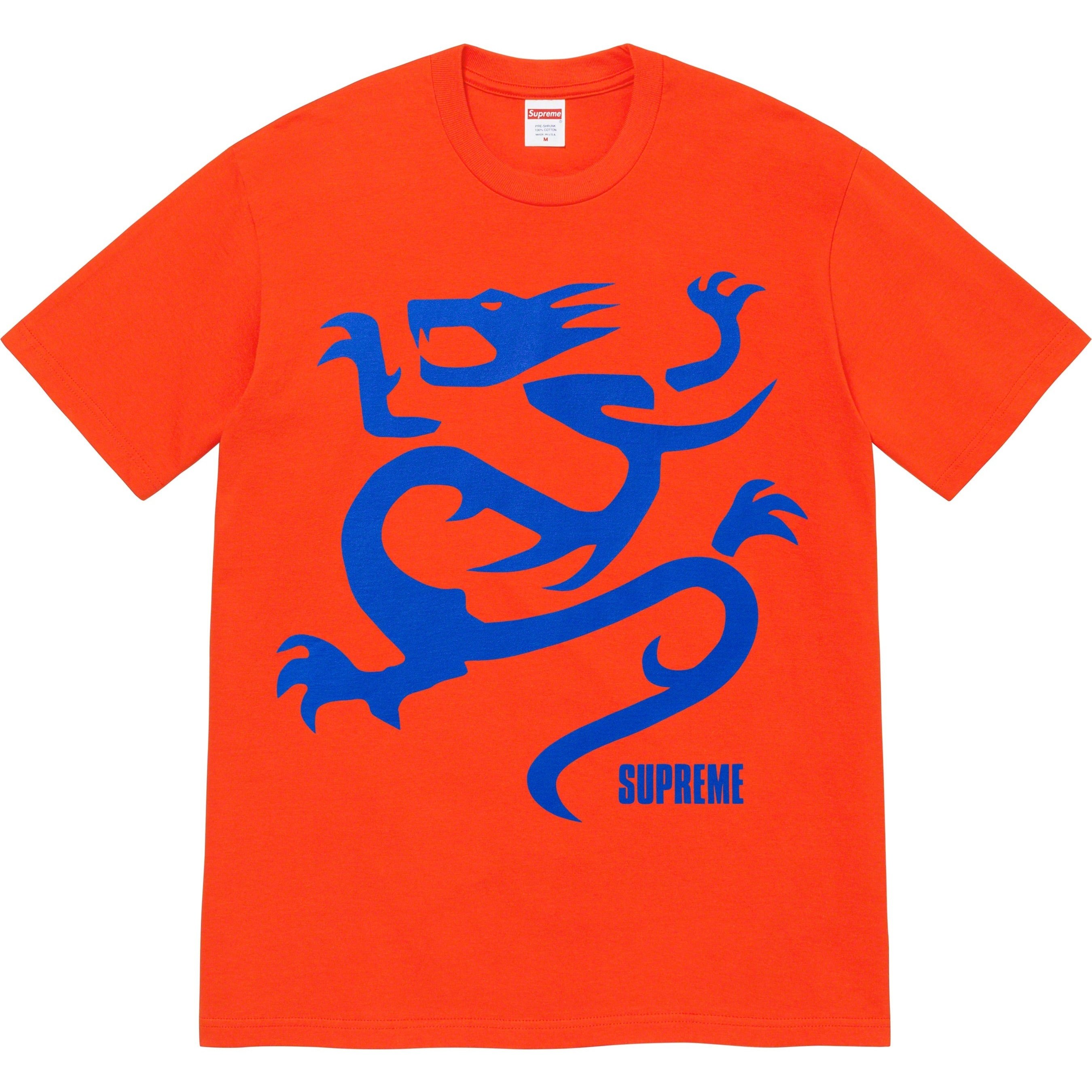 Supreme Mobb Deep Dragon Tee (SS23) - Tomato - $44