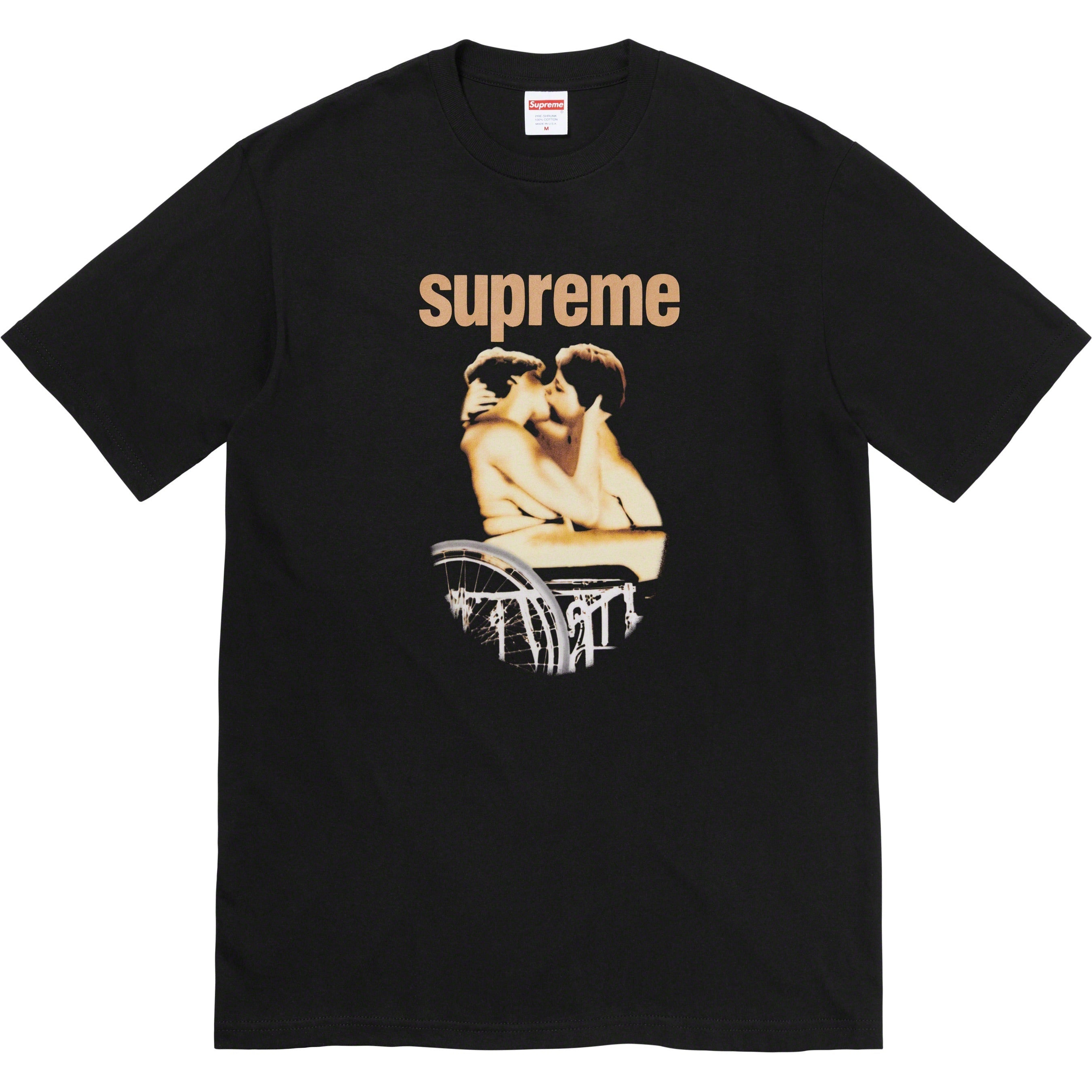 Supreme Kiss Tee (SS23) - Black - $44