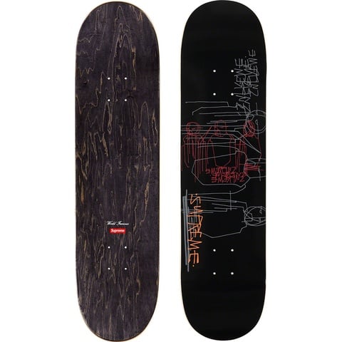 Supreme Three Kings Skateboard - Black - 8" x 31.875"