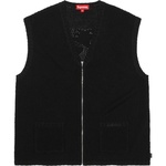 Supreme Dragon Zip Up Sweater Vest (SS23) - Black