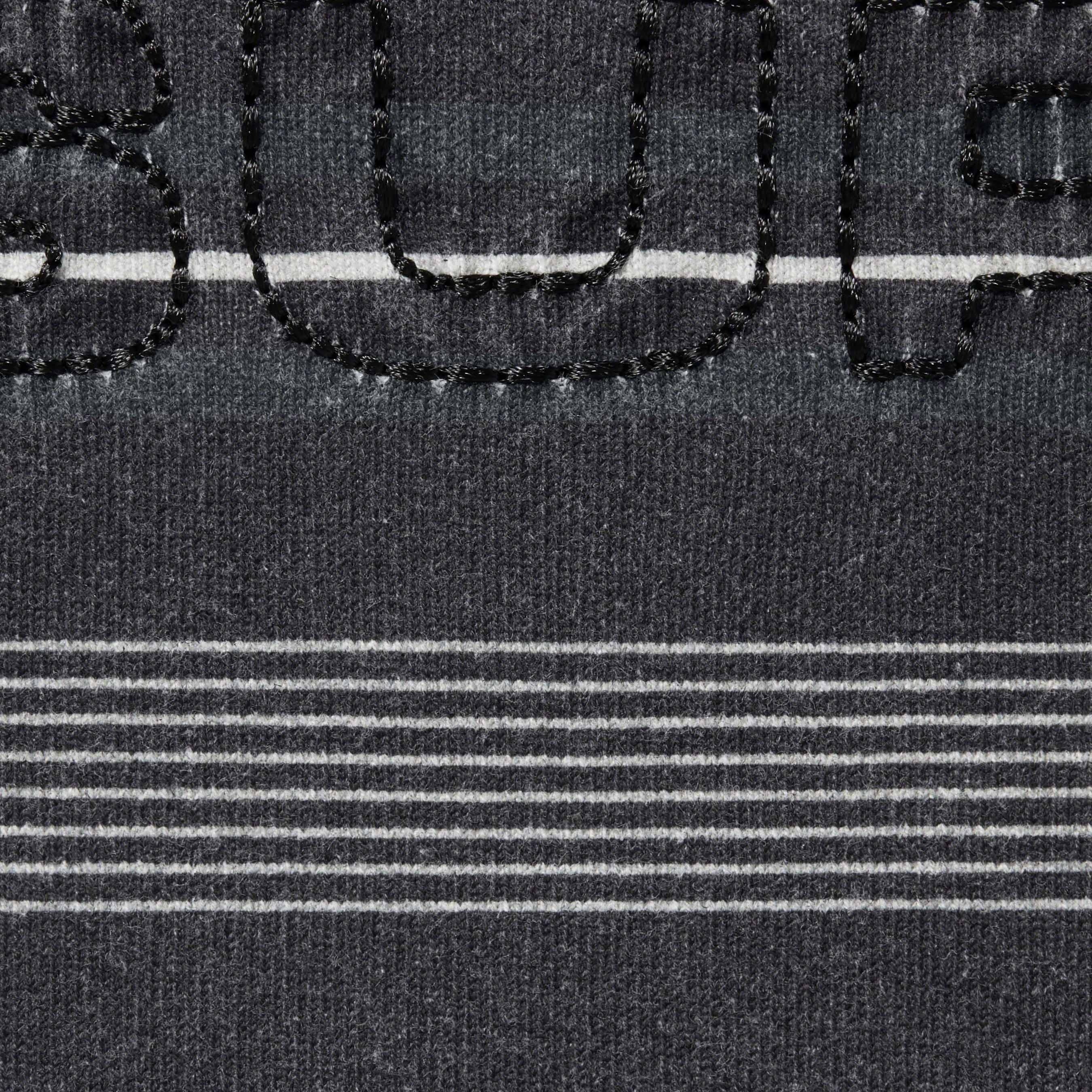 Supreme Dash Stripe S S Top (SS23) - Black - $88