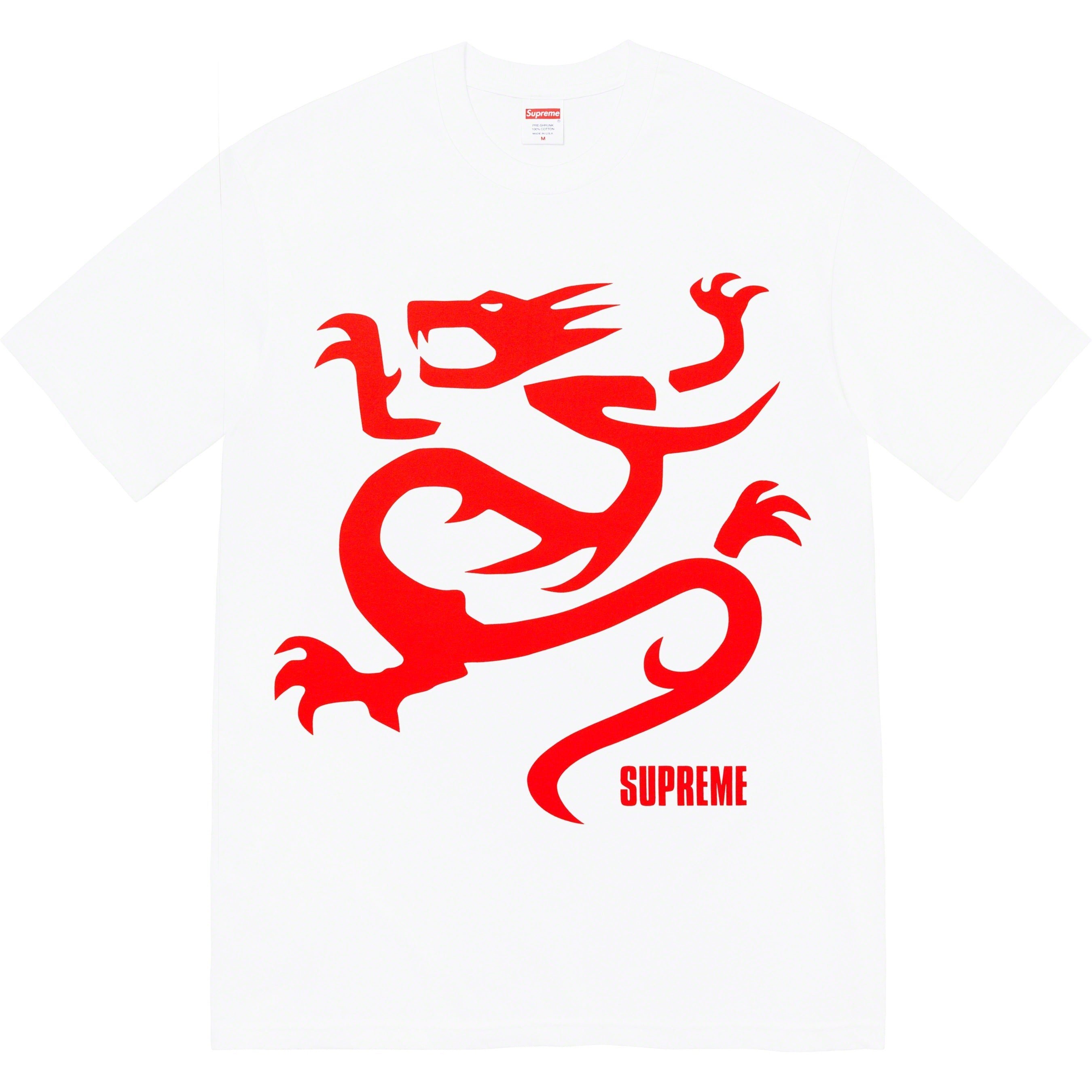 Supreme Mobb Deep Dragon Tee (SS23) - White - $44