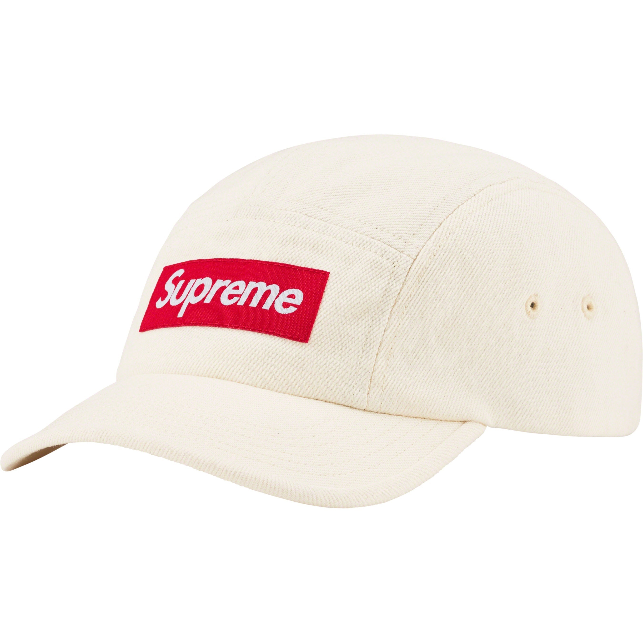 Supreme Denim Camp Cap (SS23) - Natural - $48