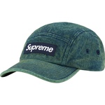 Supreme Denim Camp Cap (SS23) - Overdyed Green